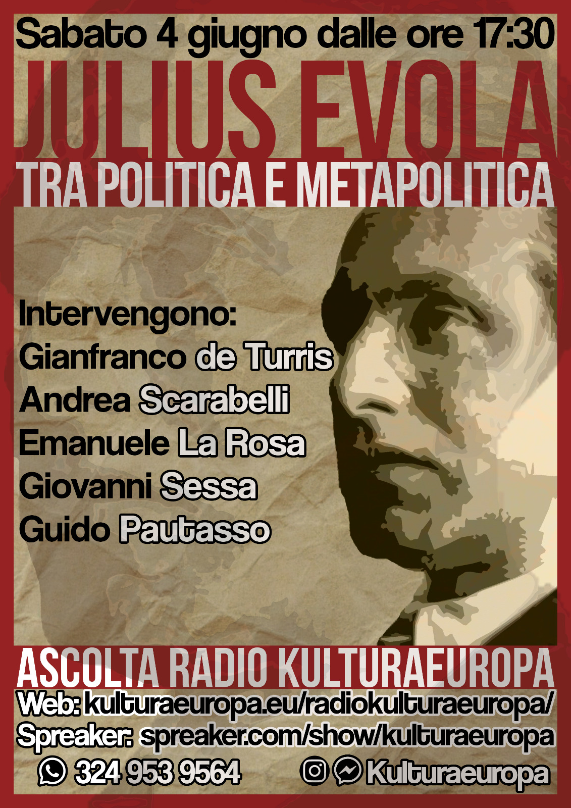 Tra politica e metapolitica @RadioKulturaEuropa
