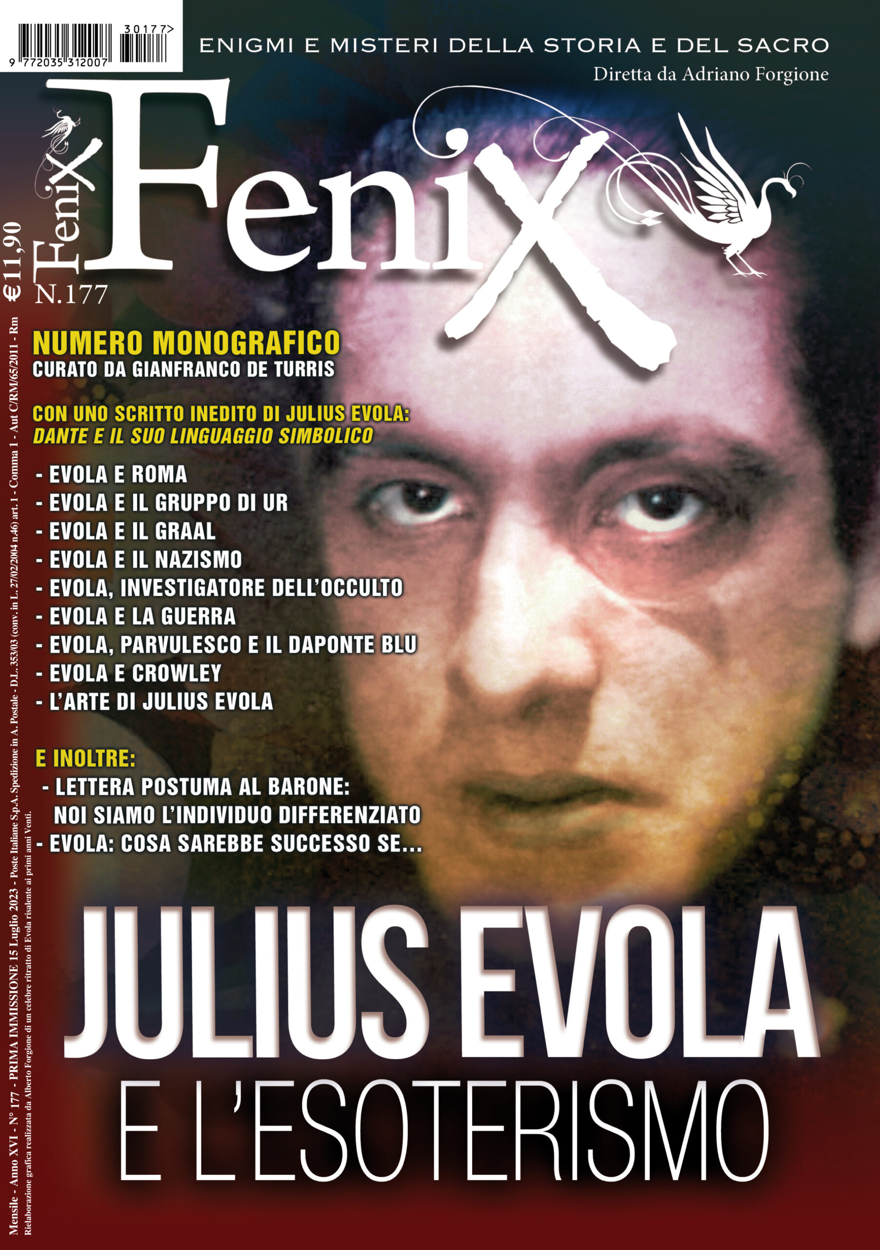Julius Evola in edicola – un numero monografico di «Fenix»